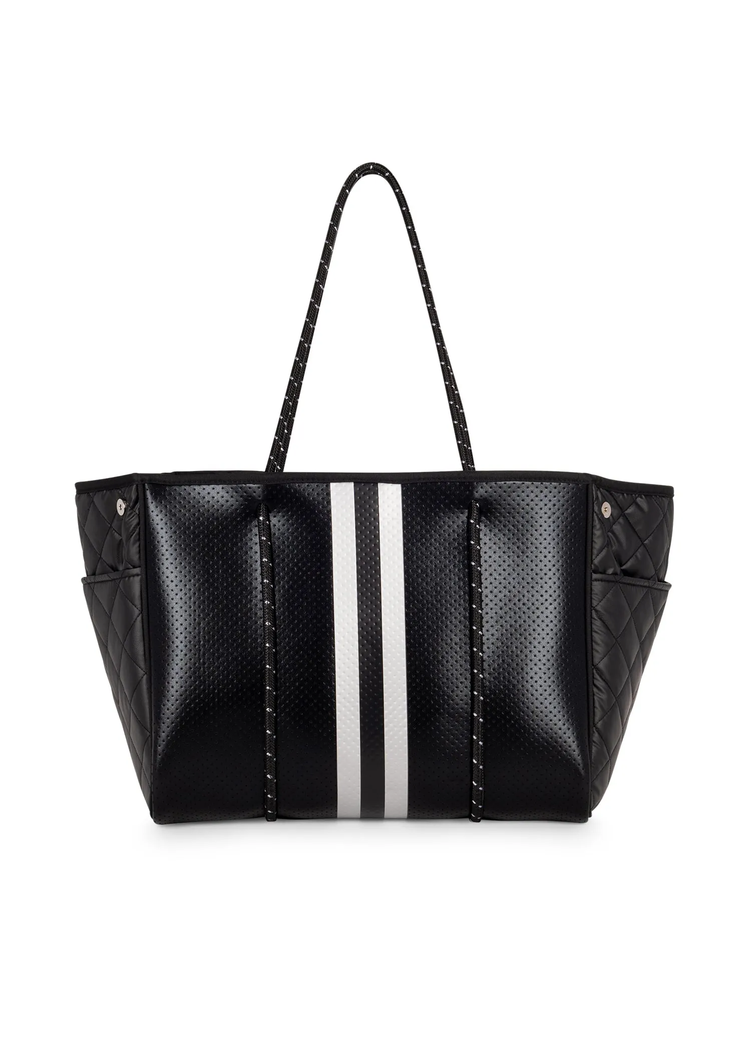 Greyson Carbon Neoprene Tote with Monogram