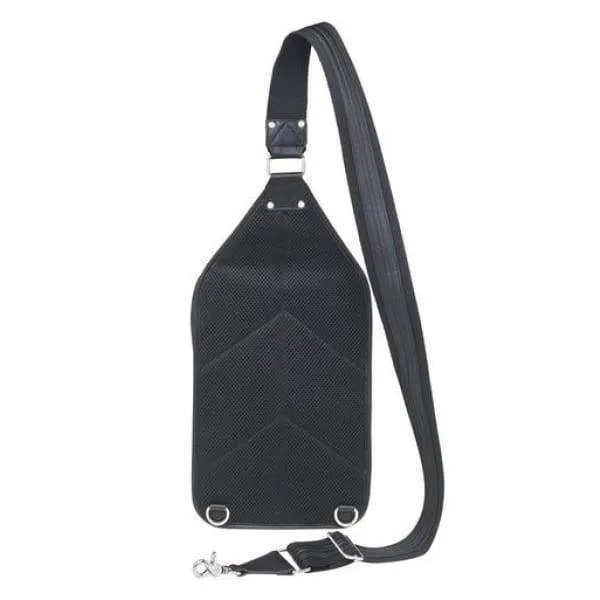 GTM Original RFID Lined Leather Concealed Carry Sling Bag