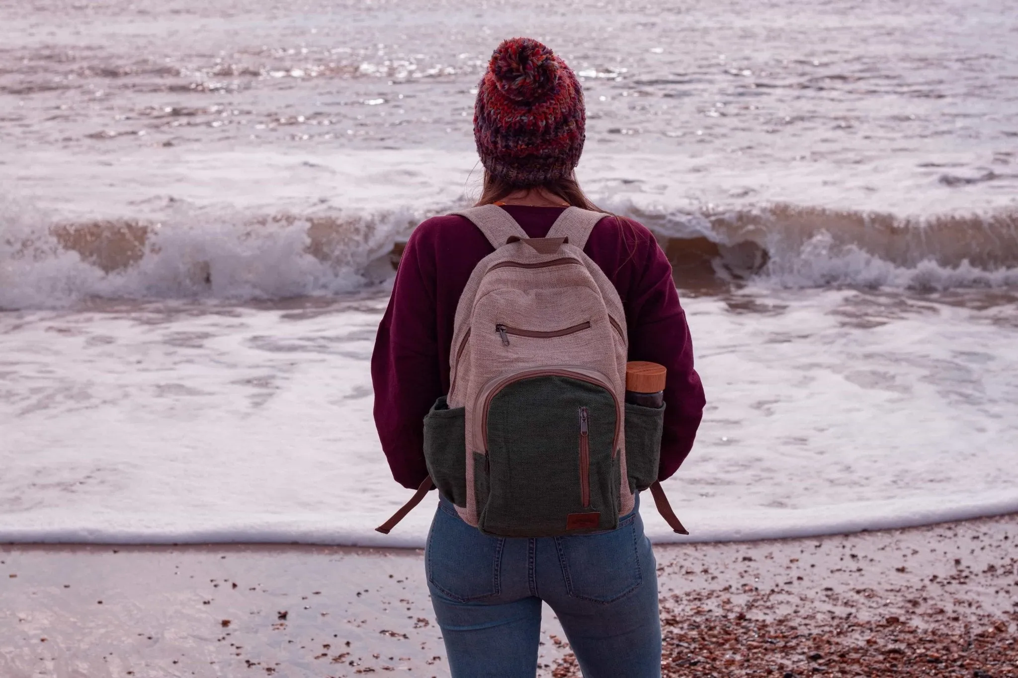 Handmade Hemp Backpack - BPN1