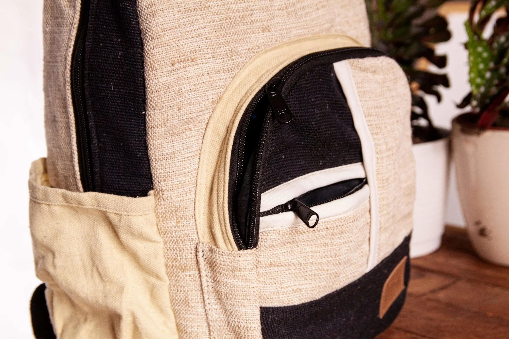 Handmade Hemp Backpack || Sustainable Vegan Line || Aspen