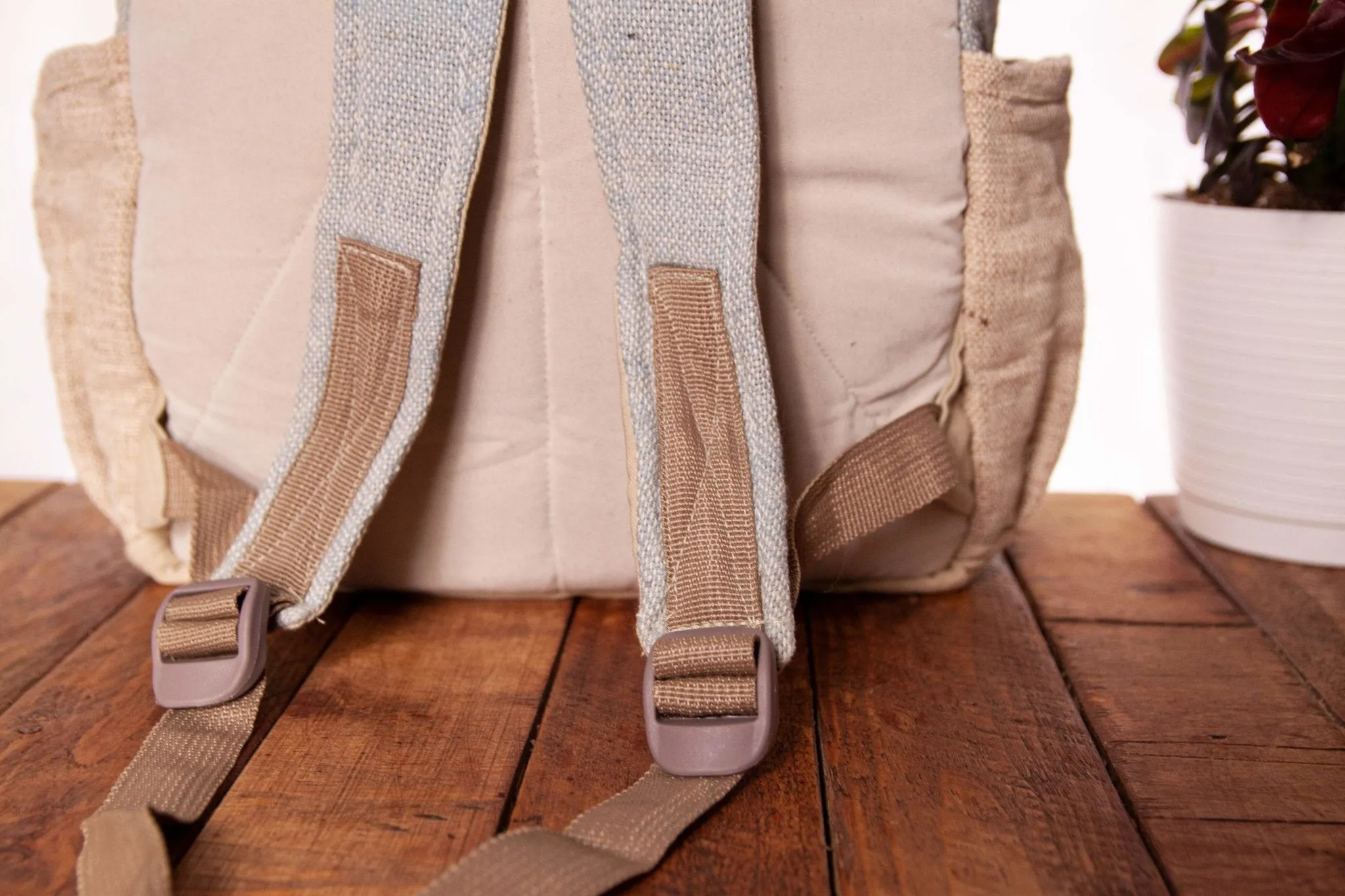 Handmade Hemp Backpack || Sustainable Vegan Line || Poplar