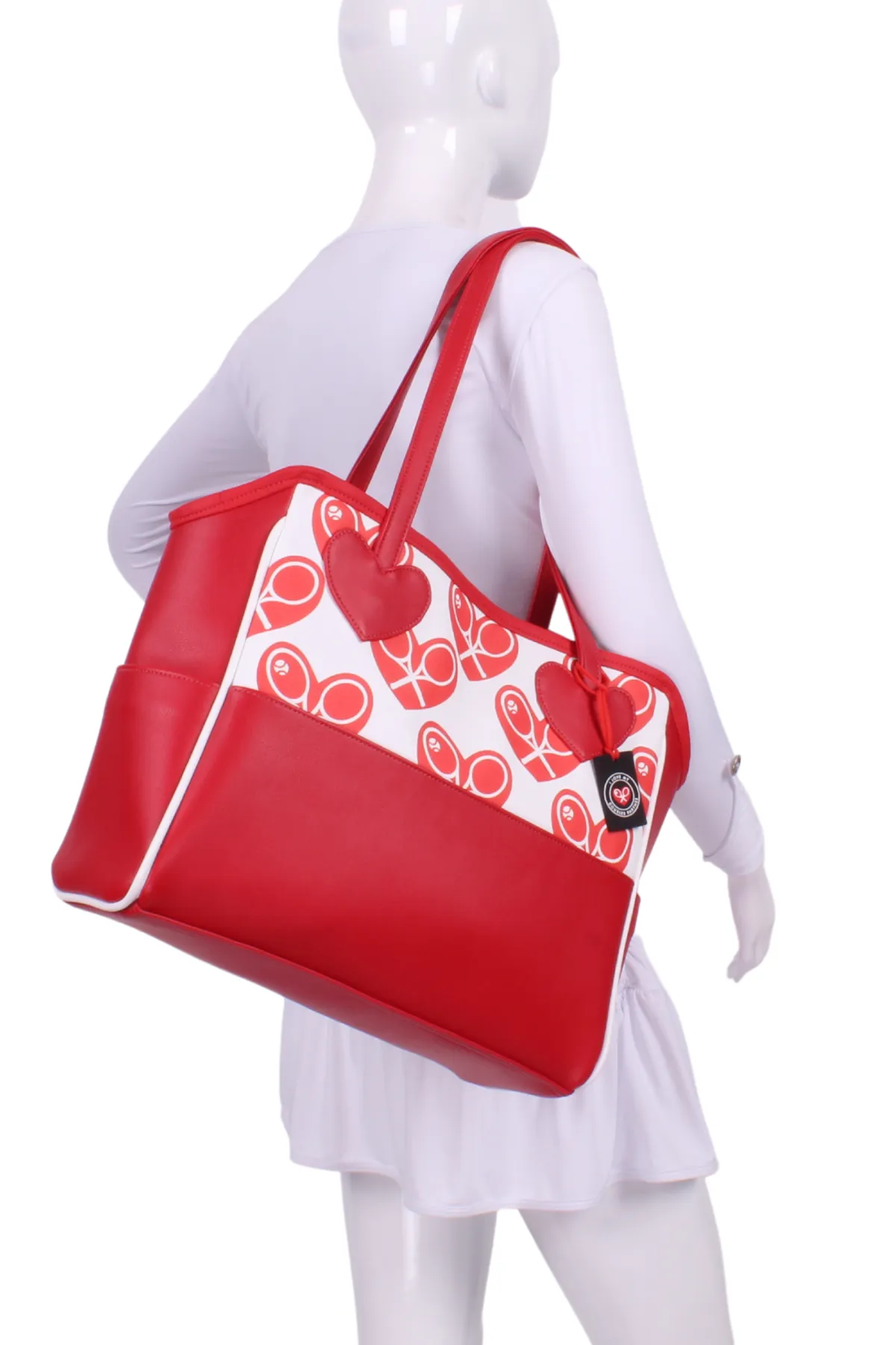 Heart on White Mini LOVE Tote