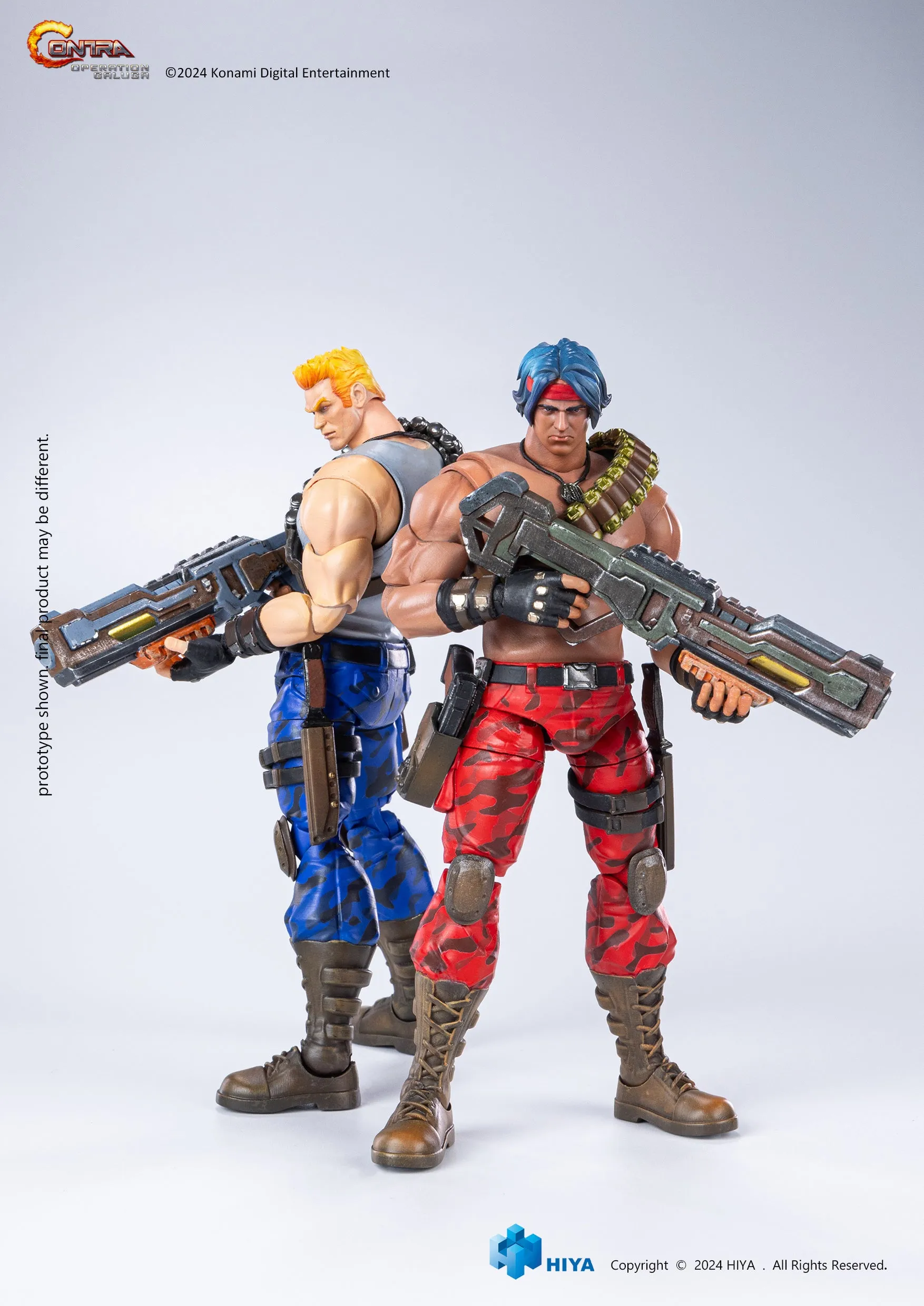 HIYA Exquisite Basic Series Contra Operation Galuga Bill Rizer (1:12 Scale)