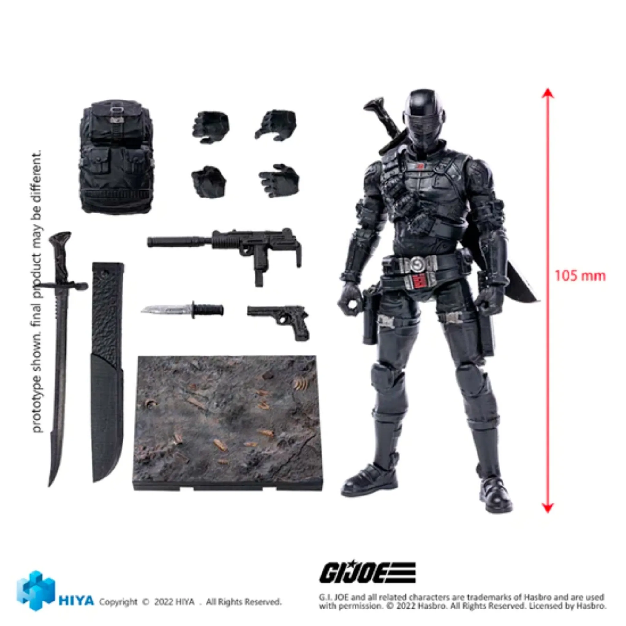 HIYA Exquisite Mini Series G.I. Joe Snake Eyes