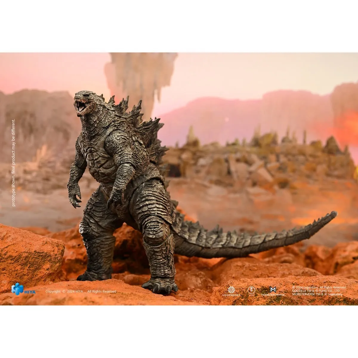 Hiya Toys Exquisite Basic Series Godzilla x Kong: The New Empire Godzilla Re-Evolved (Previews Exclusive)