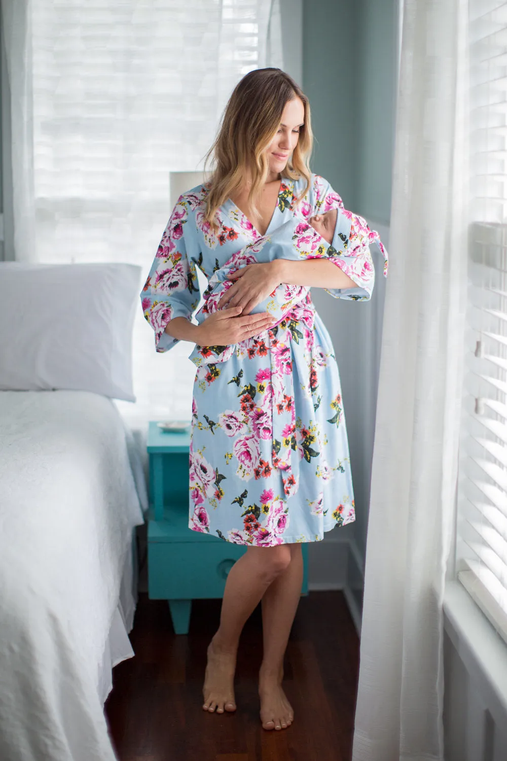 Isla Robe & Swaddle Blanket Set