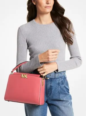 Karlie Medium Leather Satchel