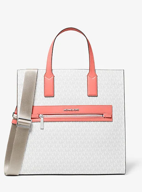 Kenly Large Signature Logo Tape Tote Bag