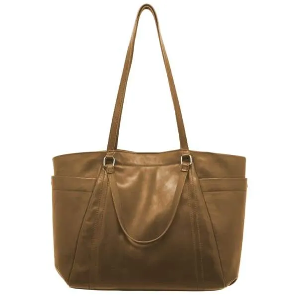 Kira Roomy Leather Conceal Carry Tote