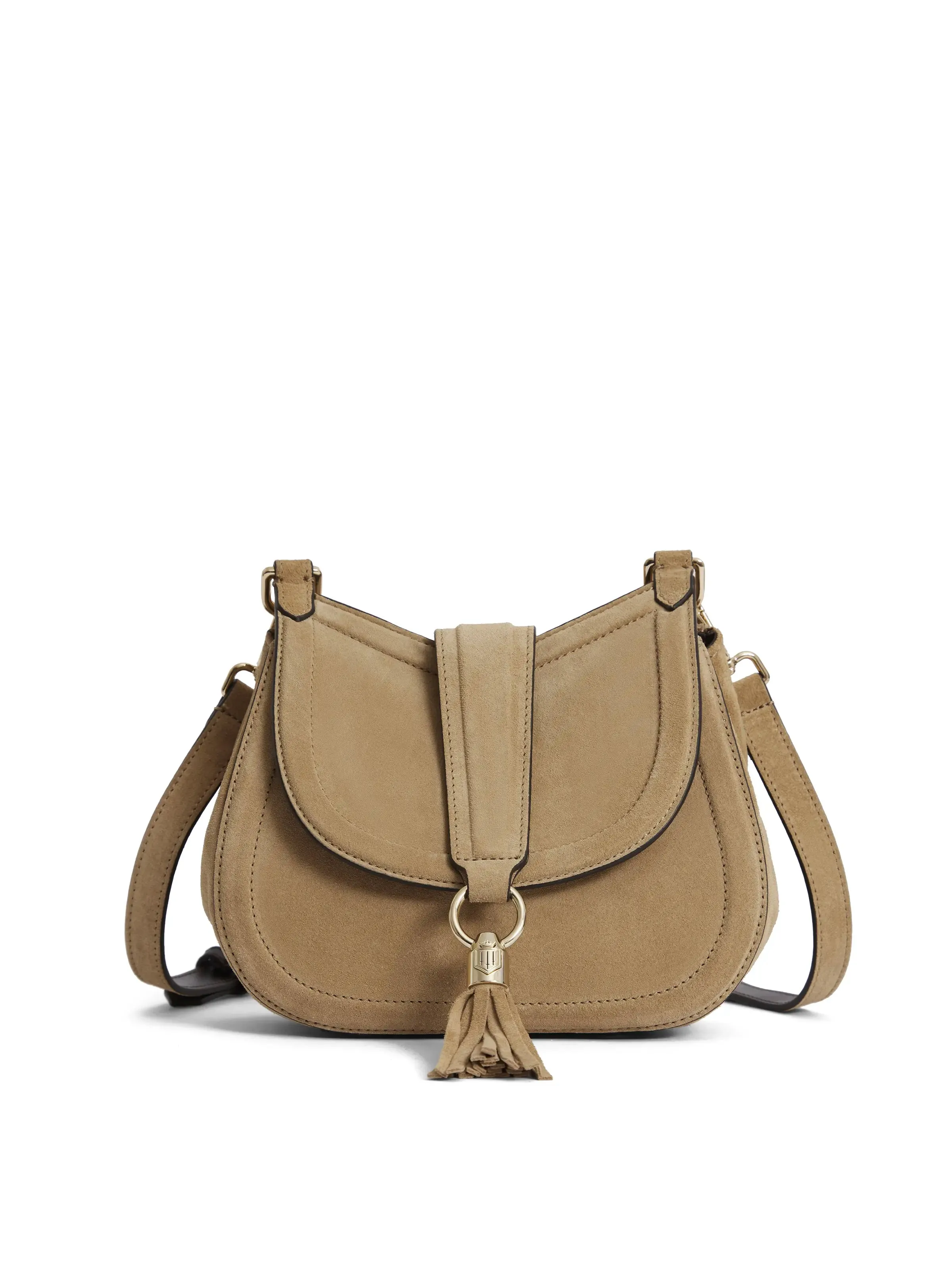 Langham Messenger Bag - Caramel Suede