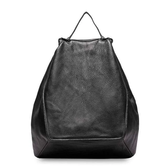 Large Capacity Cow Leather Female Bag