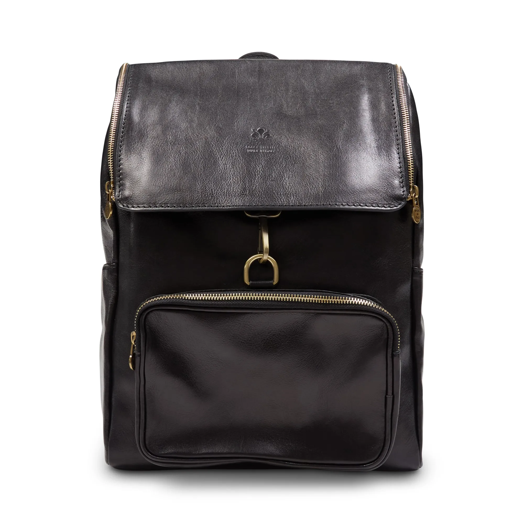 Leather Backpack - Black