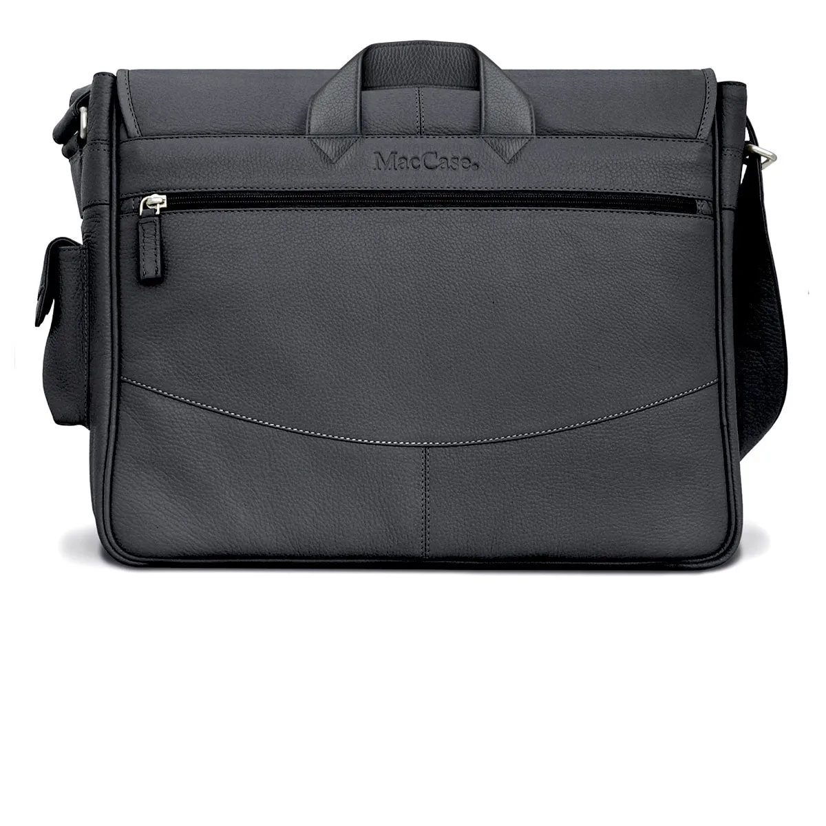 MacCase Premium Leather 13" MacBook Messenger Bag