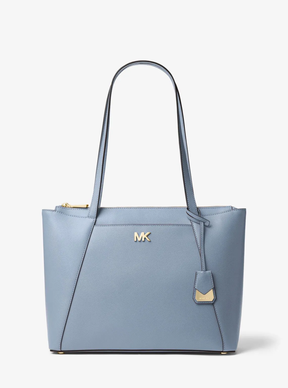 Maddie Medium Crossgrain Leather Tote Bag