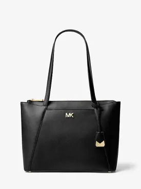 Maddie Medium Crossgrain Leather Tote Bag