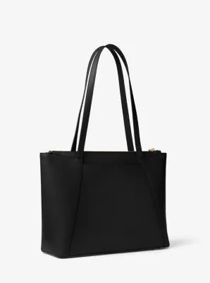 Maddie Medium Crossgrain Leather Tote Bag