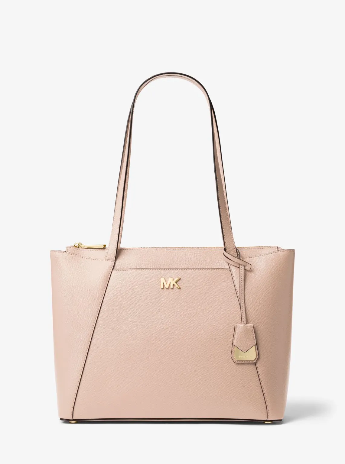 Maddie Medium Crossgrain Leather Tote Bag