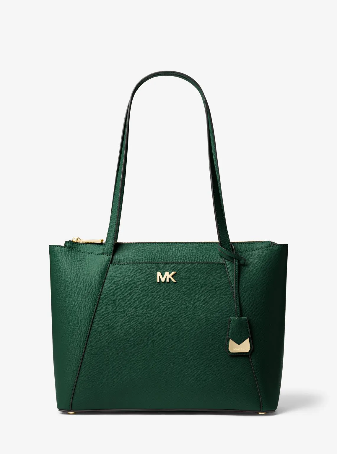 Maddie Medium Crossgrain Leather Tote Bag