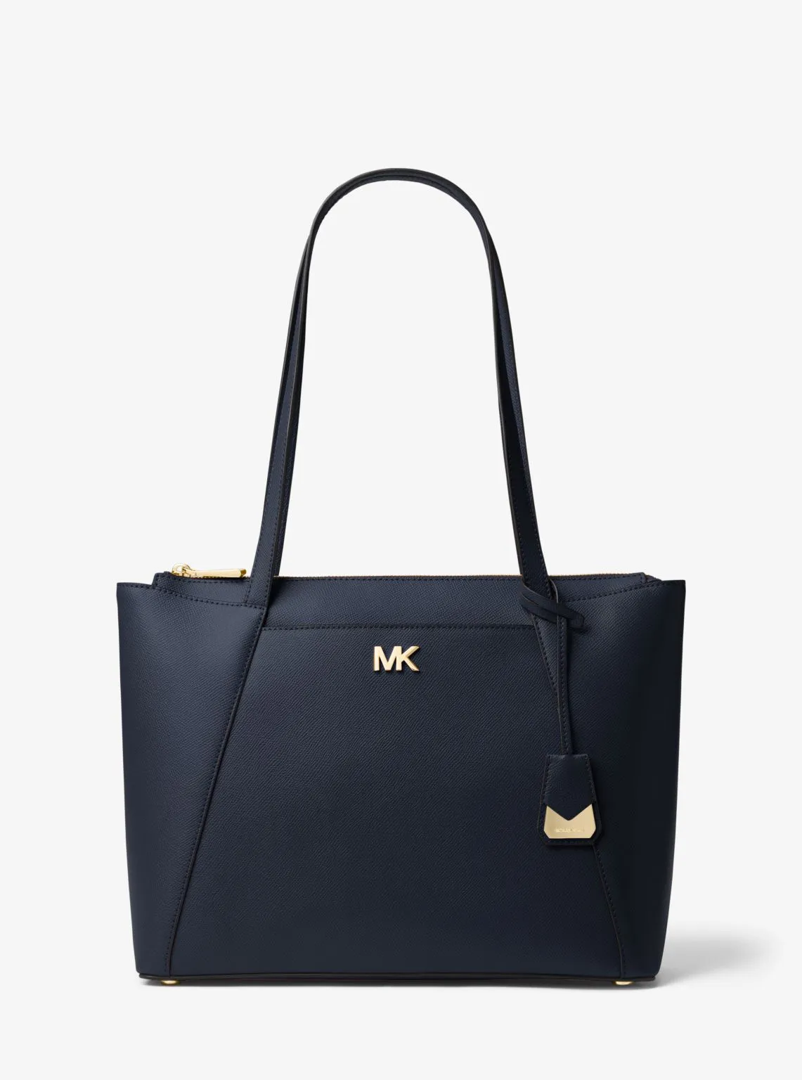 Maddie Medium Crossgrain Leather Tote Bag