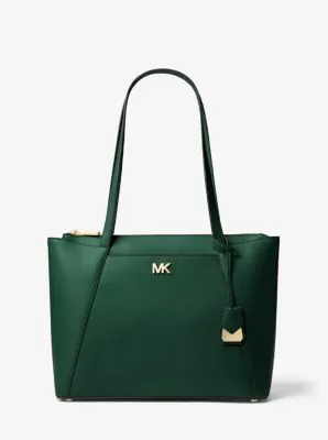 Maddie Medium Crossgrain Leather Tote Bag