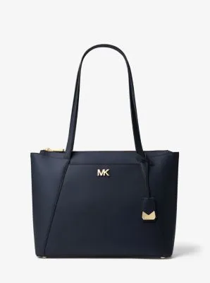 Maddie Medium Crossgrain Leather Tote Bag