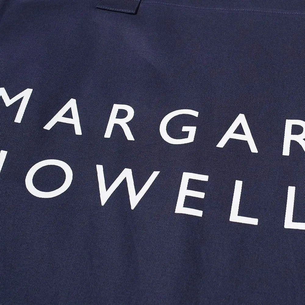 Margaret Howell Logo Tote Bag Navy