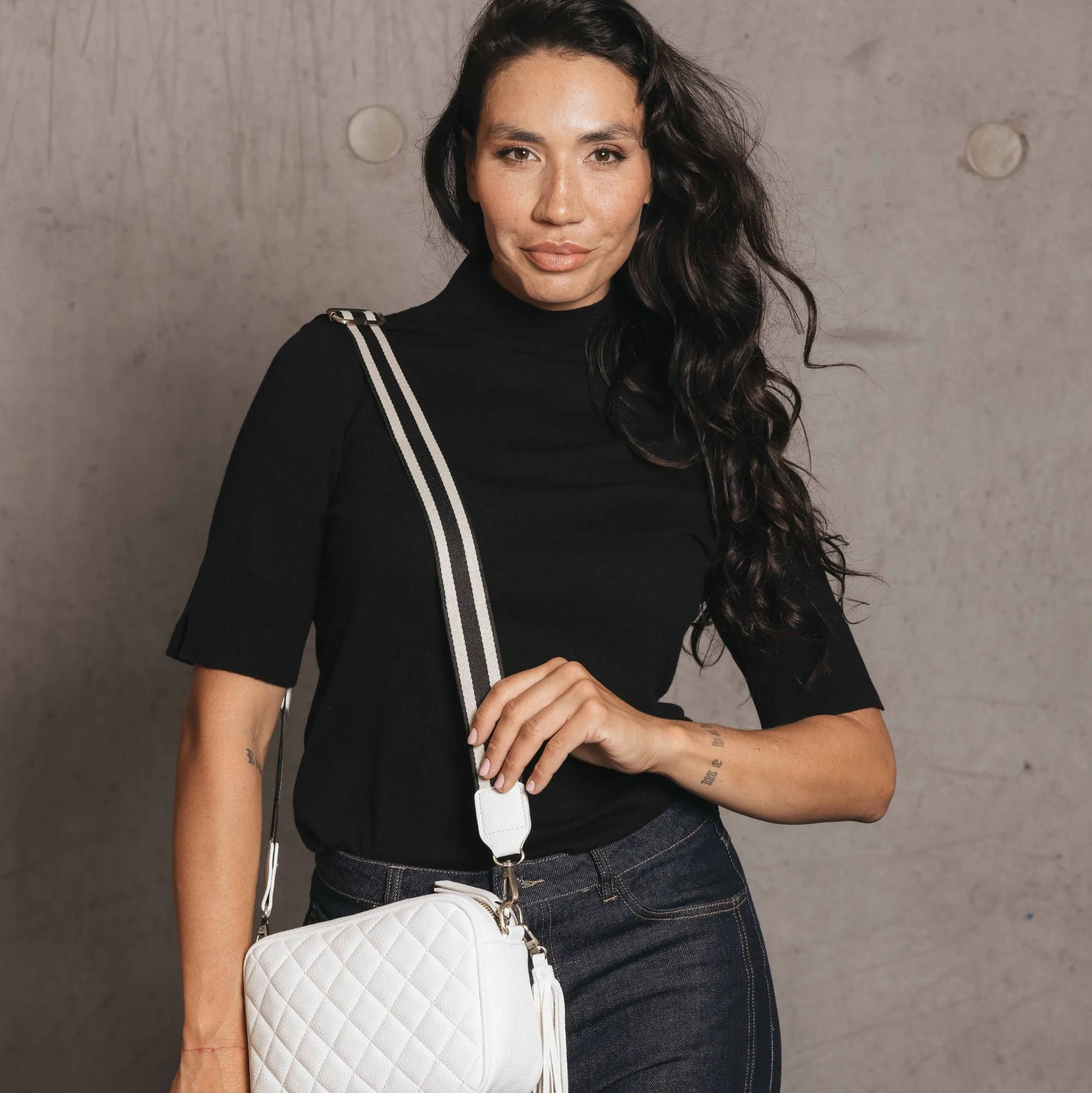 Mattea Crossbody White