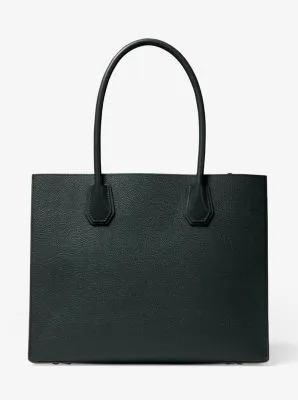 Mercer Extra-Large Pebbled Leather Pocket Tote Bag