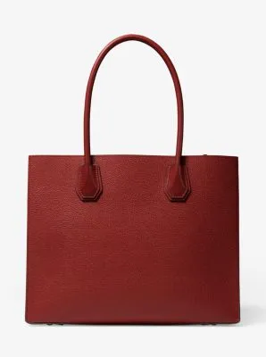 Mercer Extra-Large Pebbled Leather Pocket Tote Bag