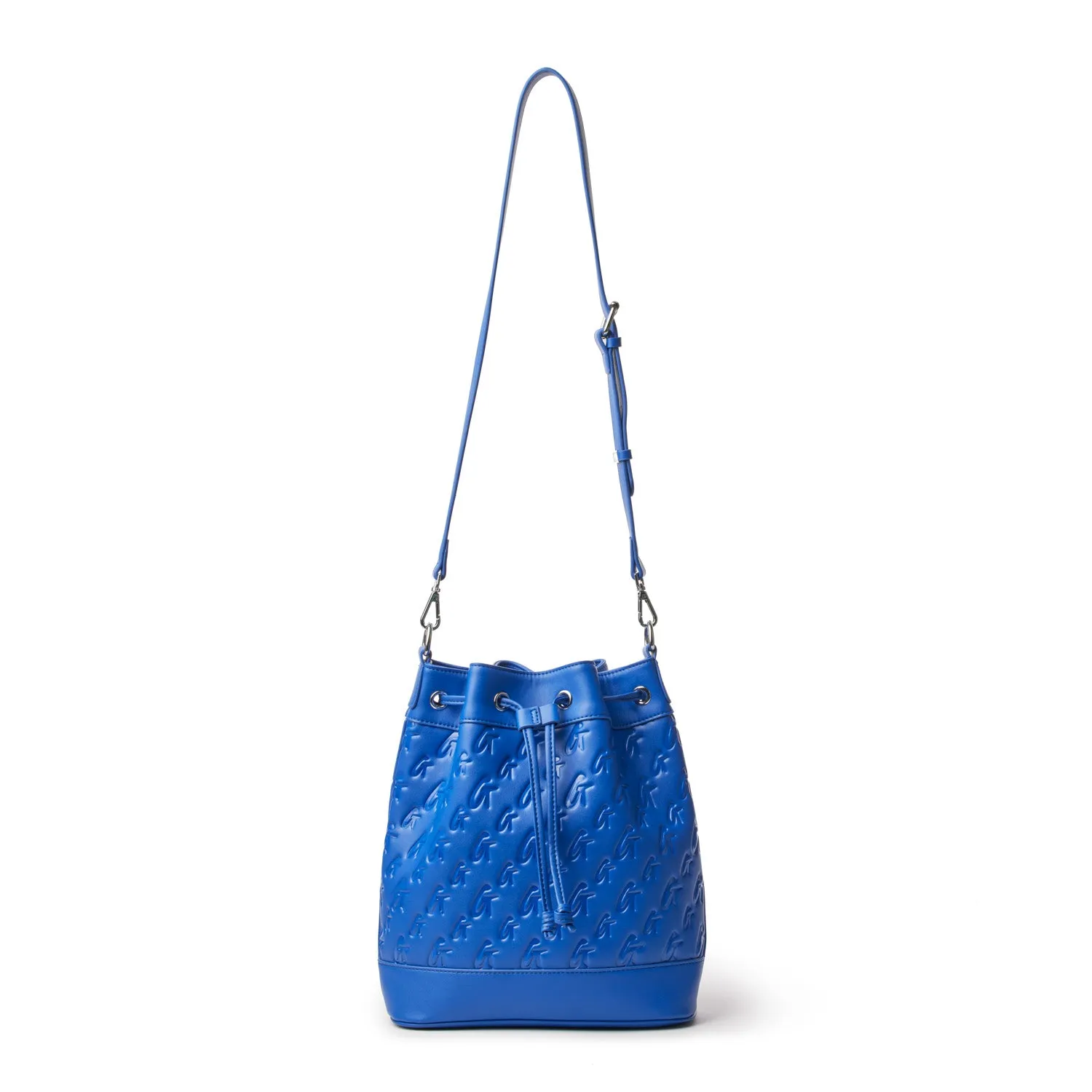 MONOGRAM LARGE BUCKET BAG BLUE