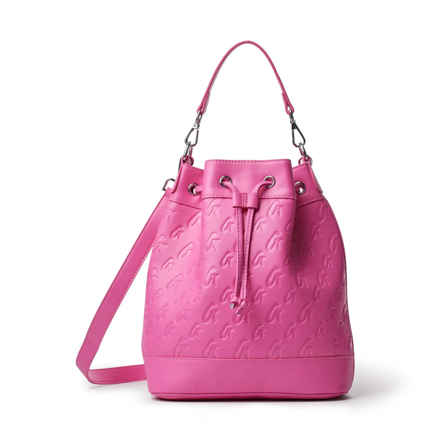 MONOGRAM LARGE BUCKET BAG HOT PINK