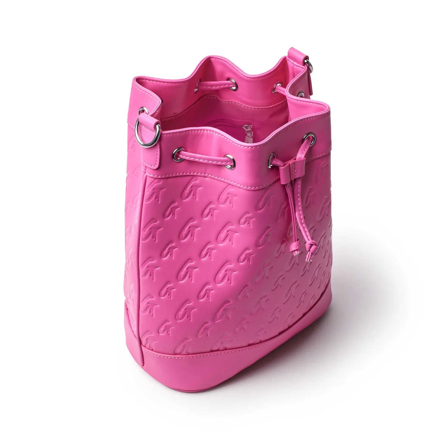 MONOGRAM LARGE BUCKET BAG HOT PINK