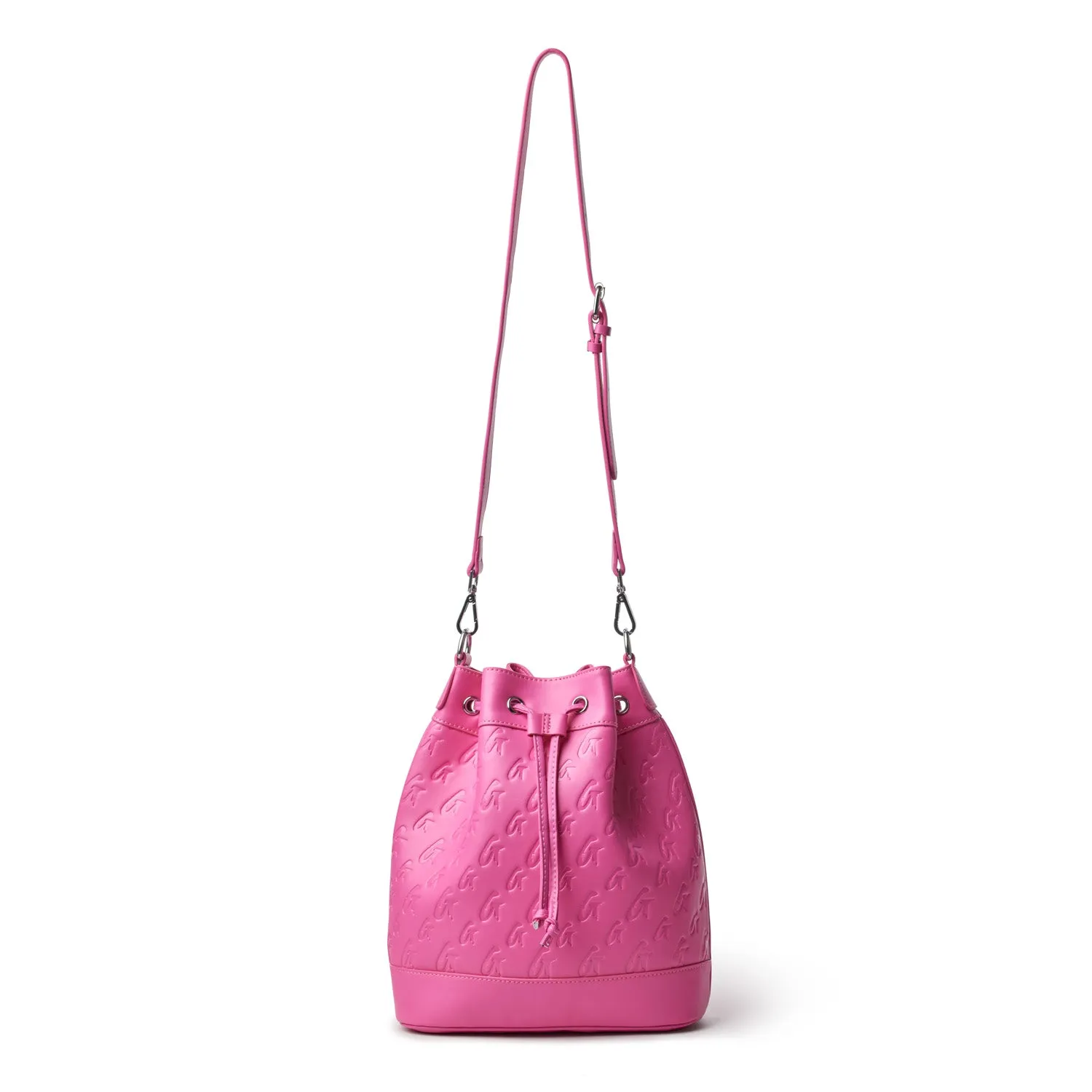 MONOGRAM LARGE BUCKET BAG HOT PINK