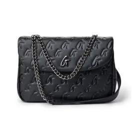 MONOGRAM MEDIUM CLASSIC FLAP BAG MATTE BLACK