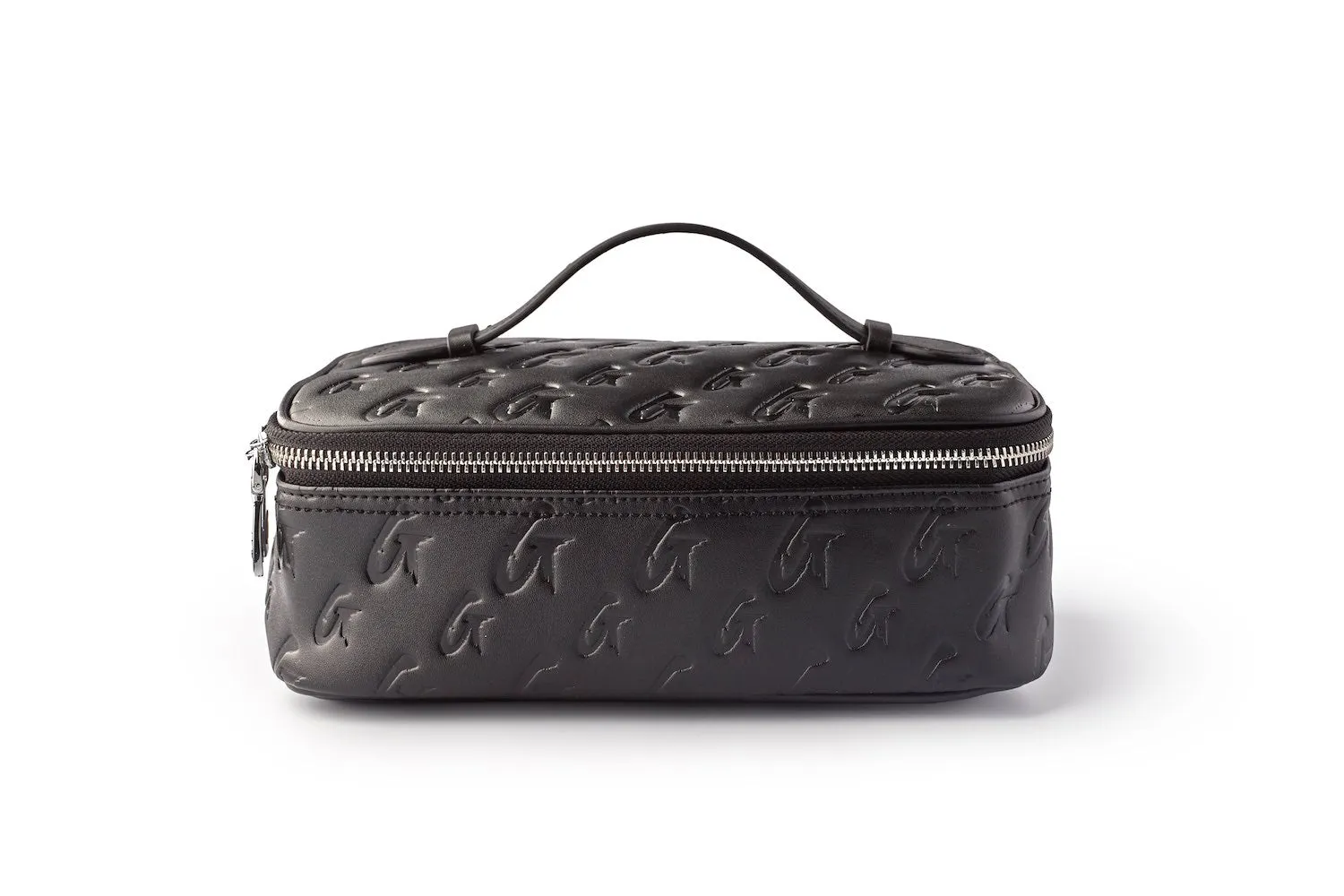 MONOGRAM MEDIUM COSMETIC TOILETRY BAG MATTE BLACK X BLACK