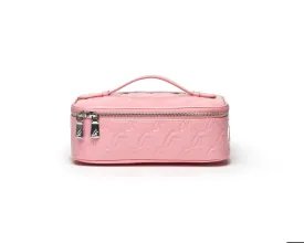 MONOGRAM MEDIUM COSMETIC TOILETRY BAG MIRROR PINK