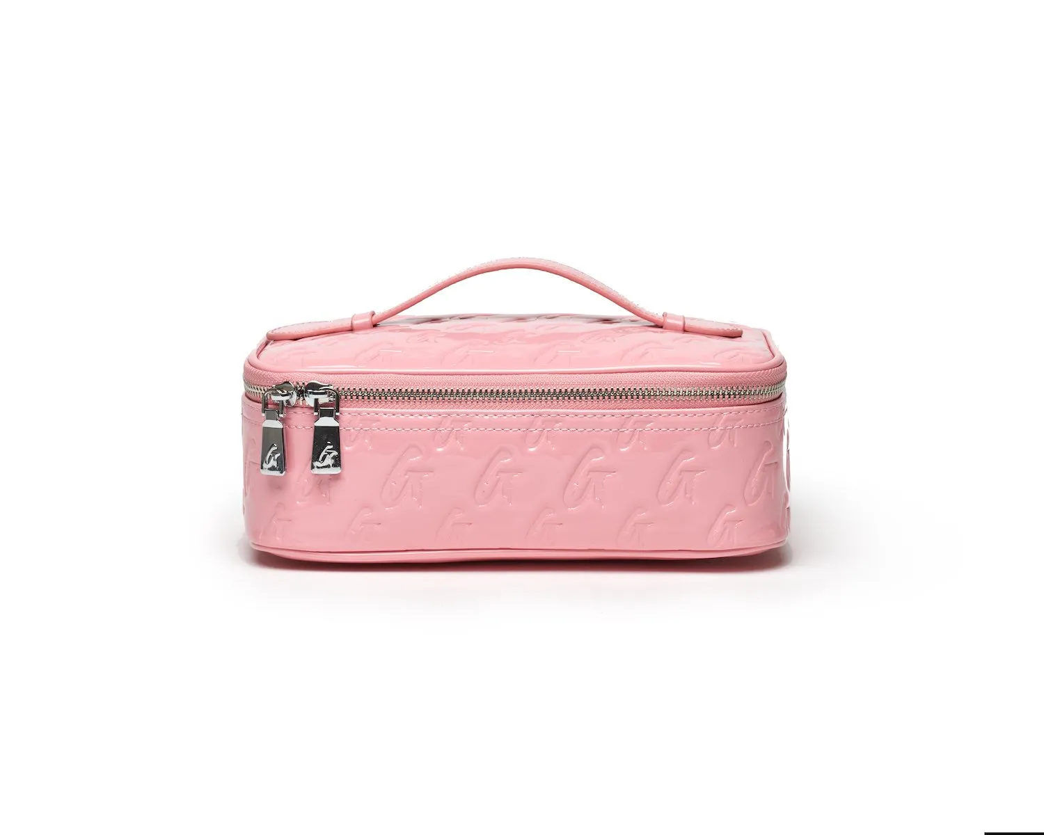 MONOGRAM MEDIUM COSMETIC TOILETRY BAG MIRROR PINK