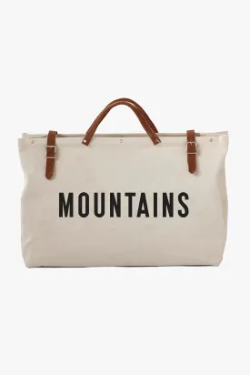 Mountains Canvas Utility Bag