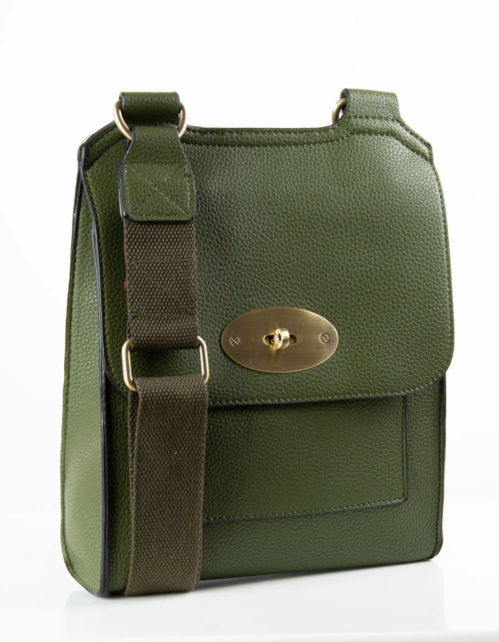 Olive Messenger Bag