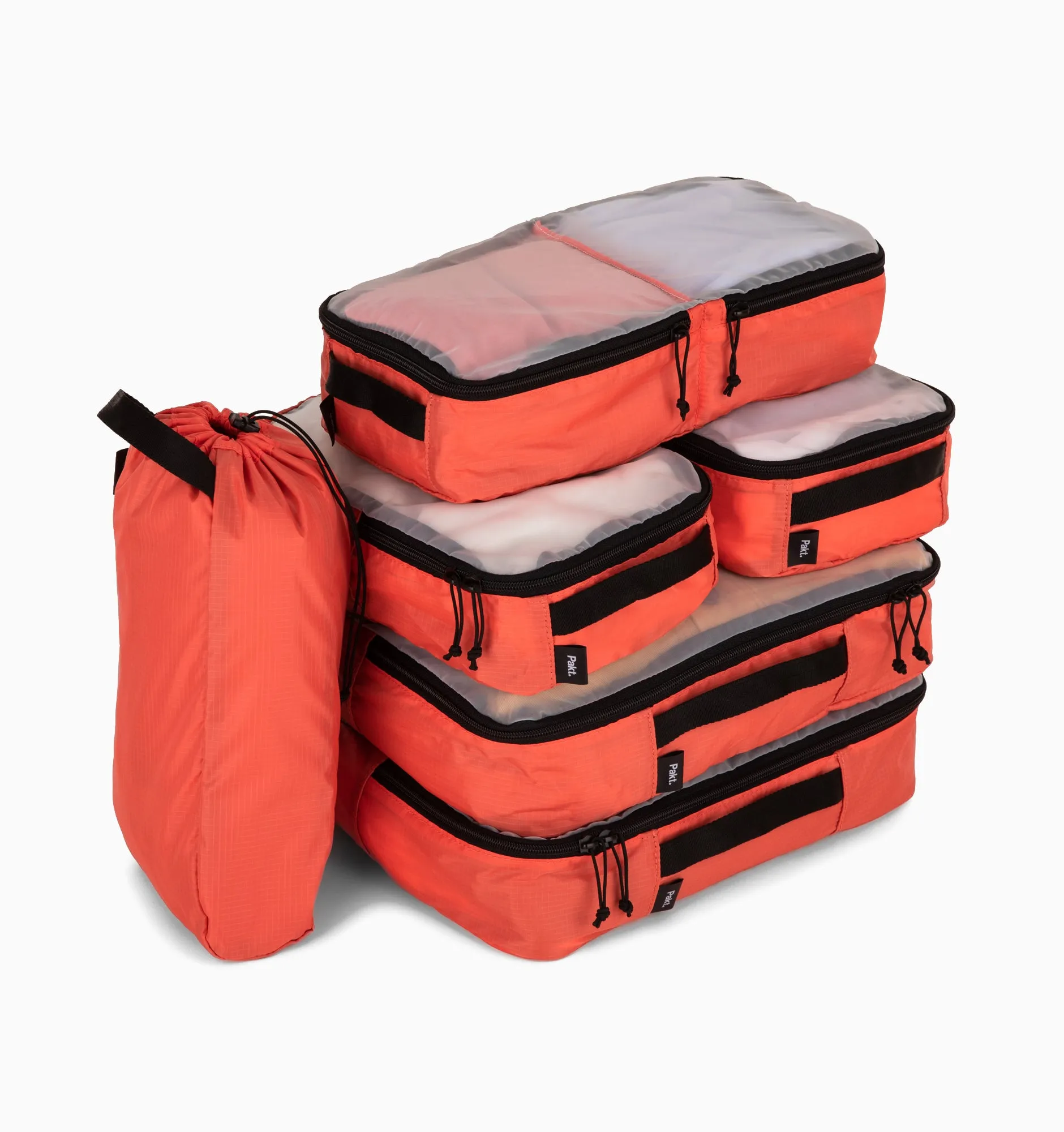 Pakt 6-Piece Packing Cube Set