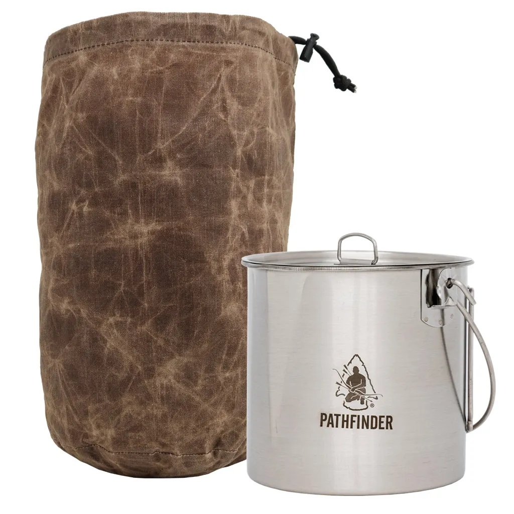 Pathfinder Waxed Canvas Large Bush Pot Bag