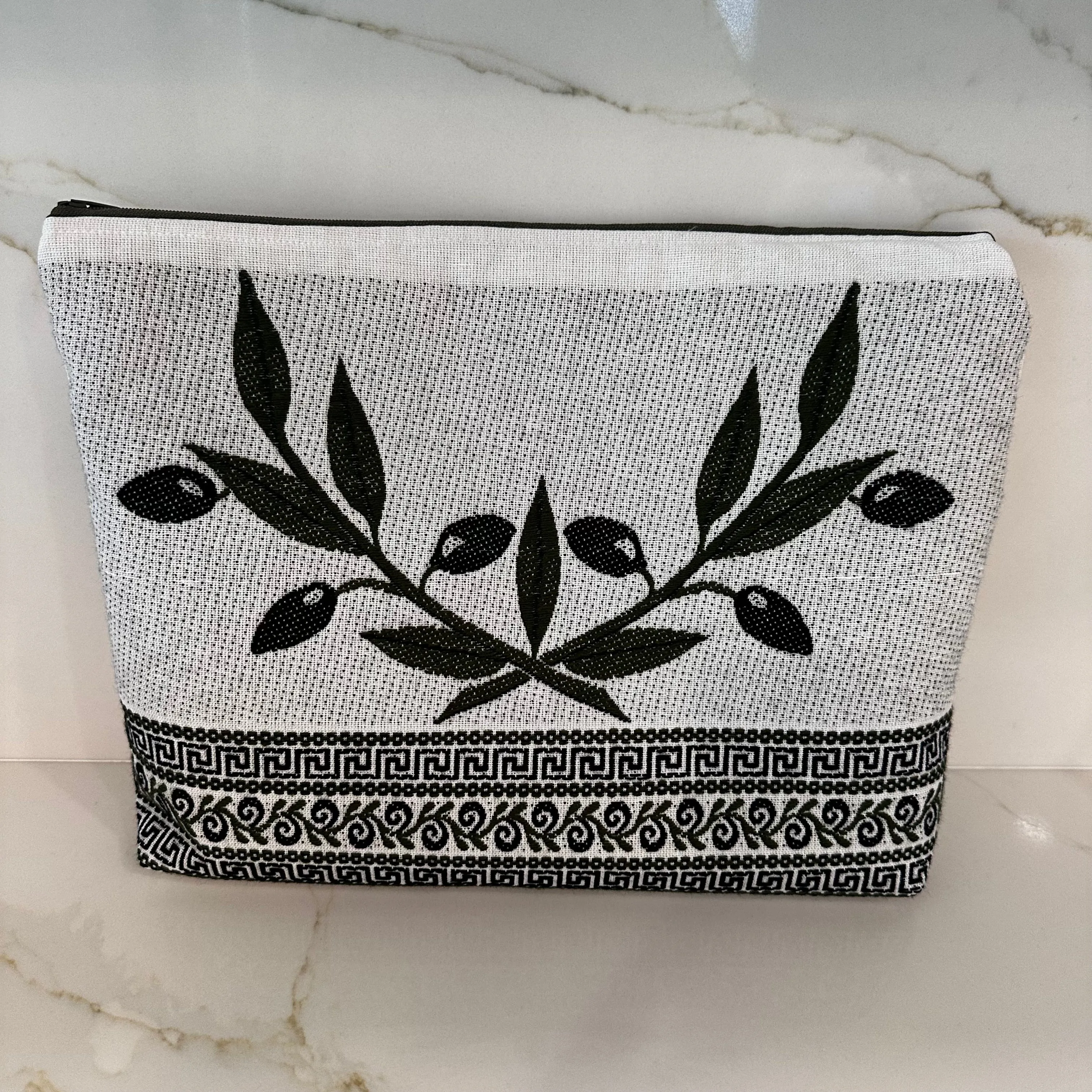 Plateia Olive Branches Zipper Bags