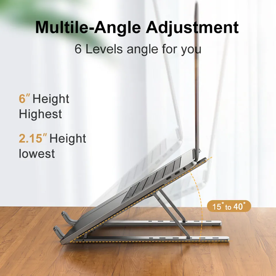 Portable Laptop Stand Macbook Pro Support Adjustable Notebook Holder - Jennyhome