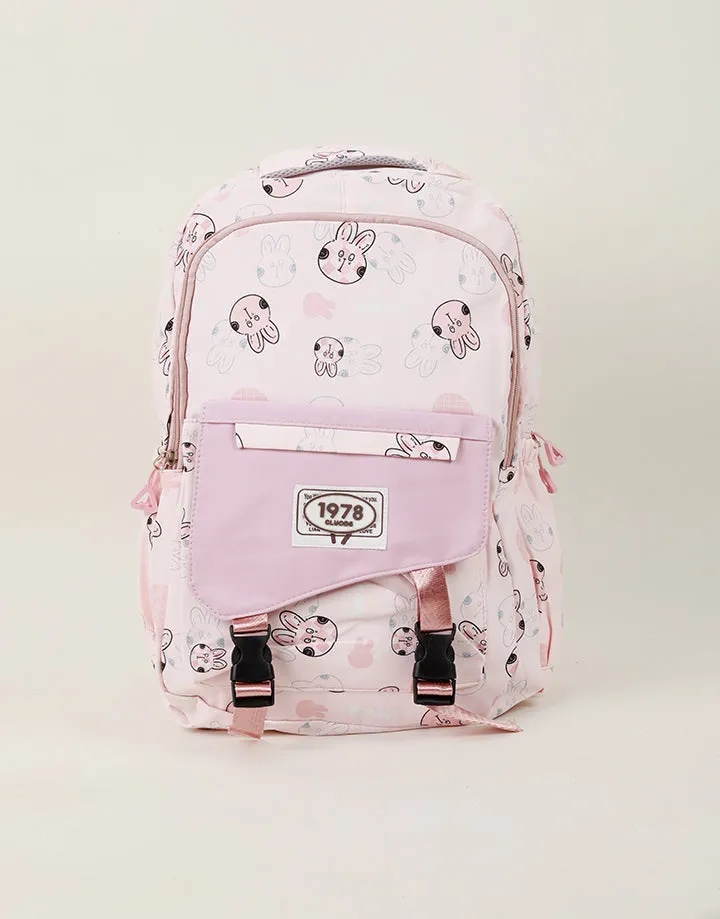 Printed Girls School Bag