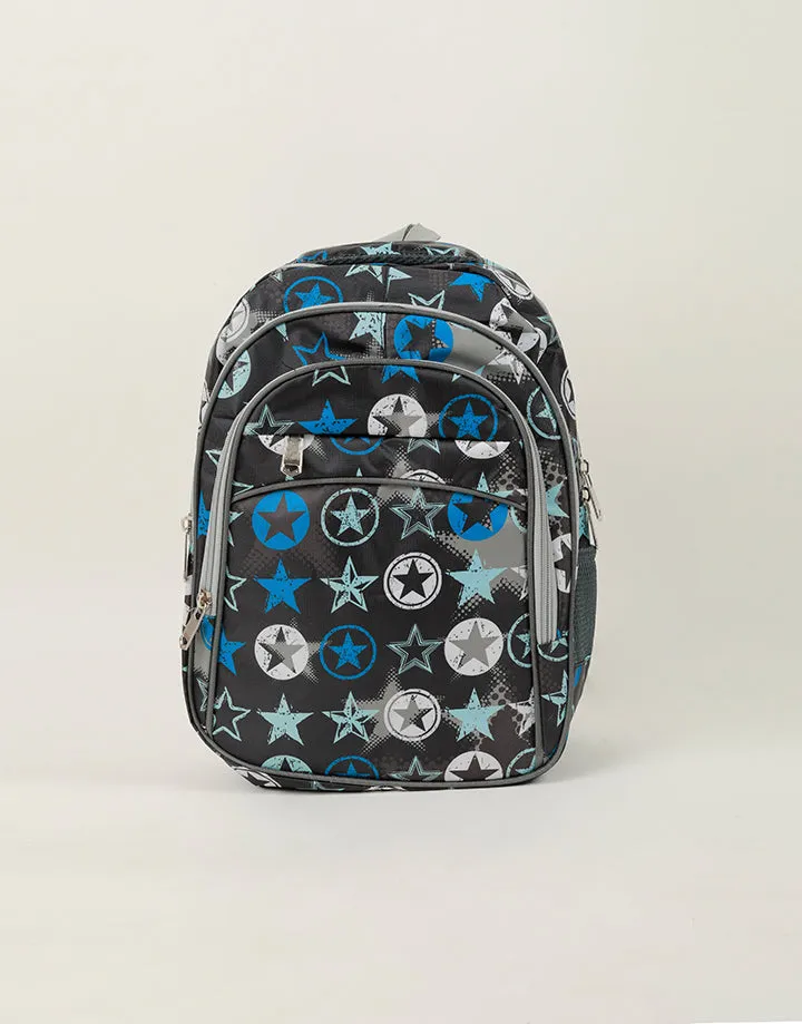 Printed Shoulder School Bag