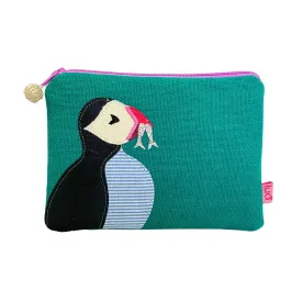 PU214 Marine Green Puffin Purse By Lua