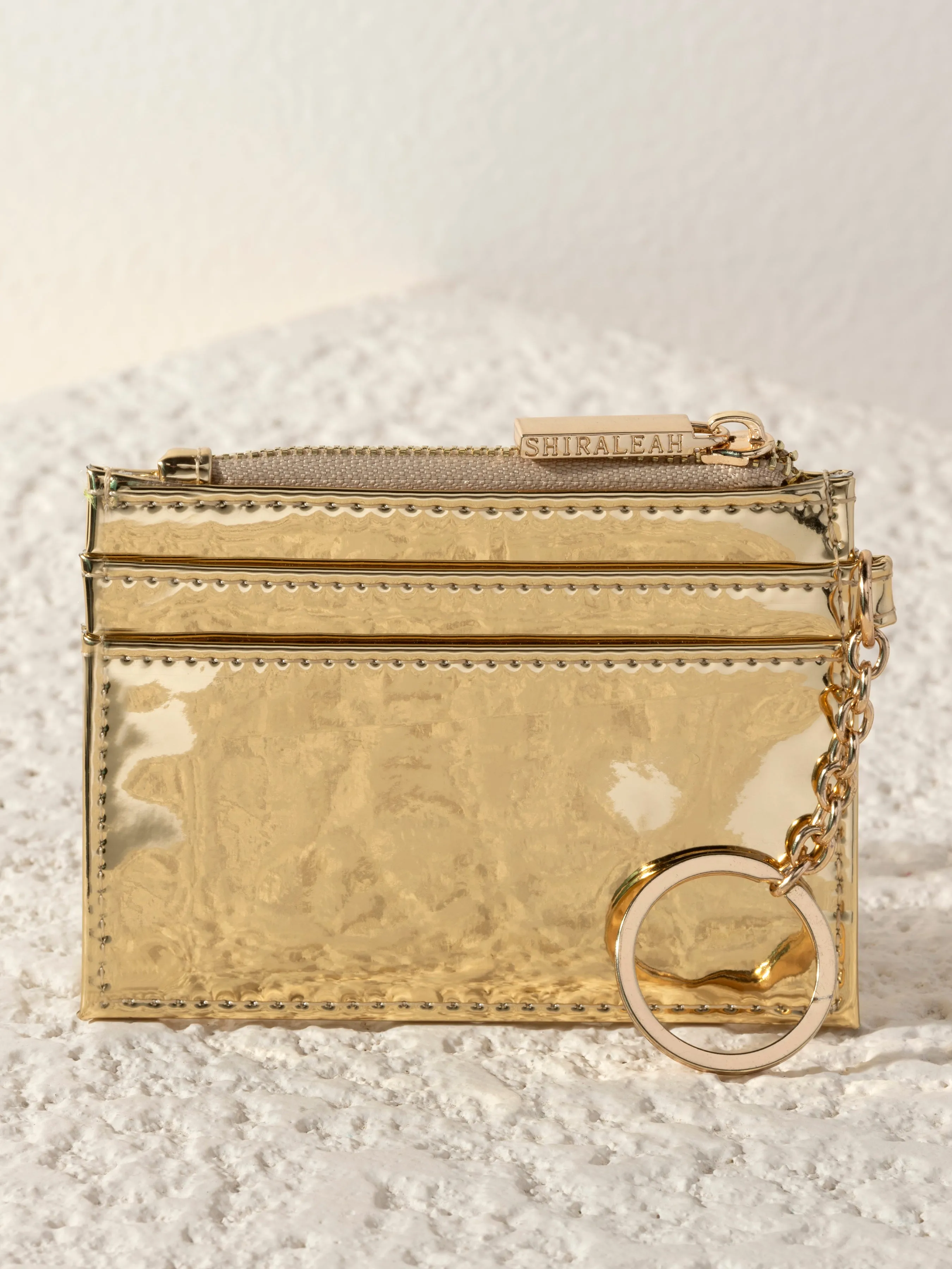 Shiraleah Clara Card Case, Gold