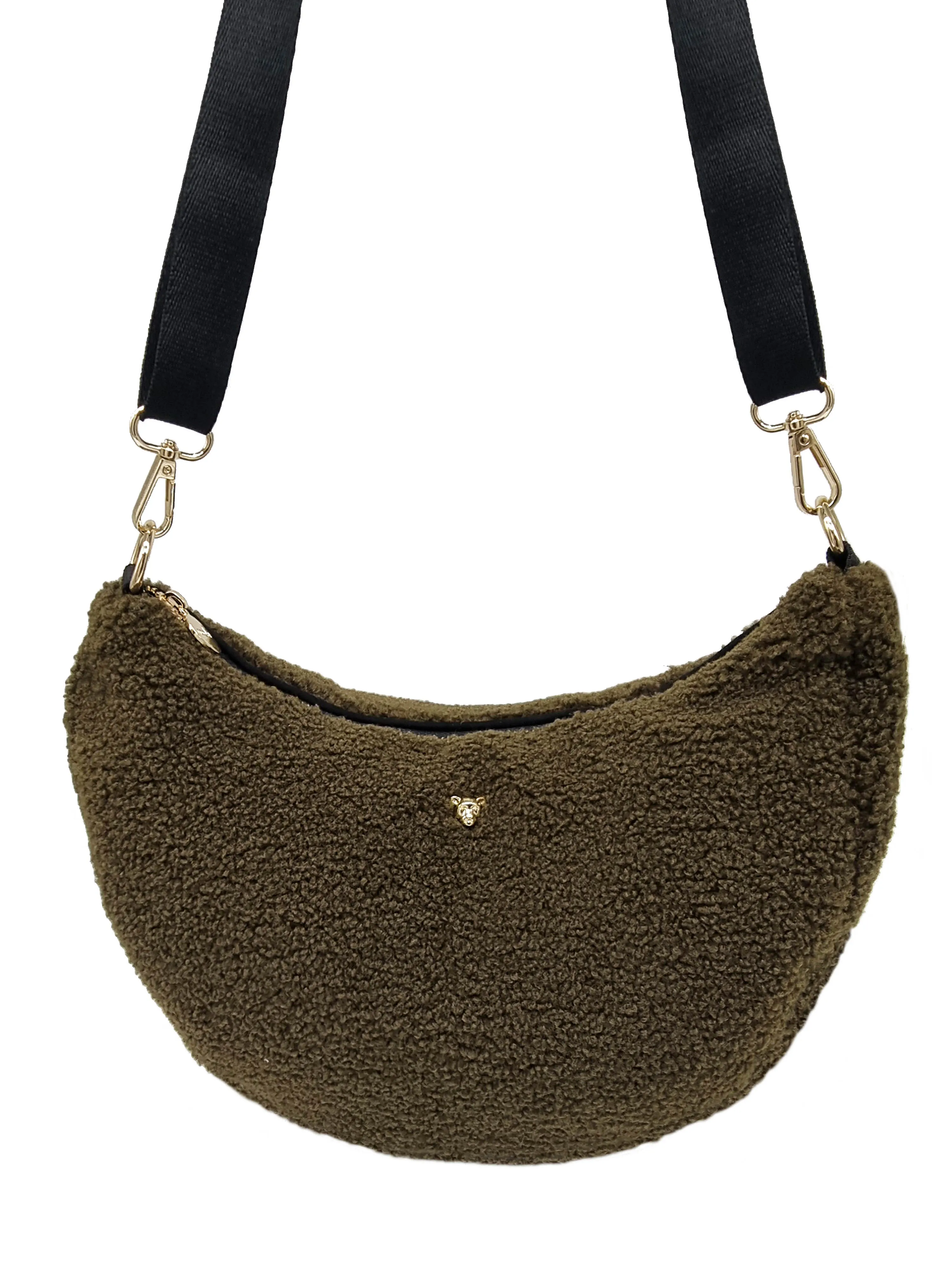 SIMONE SLOUCH BAG IN KHAKI