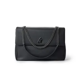 STANDARD LARGE CLASSIC FLAP BAG MATTE BLACK