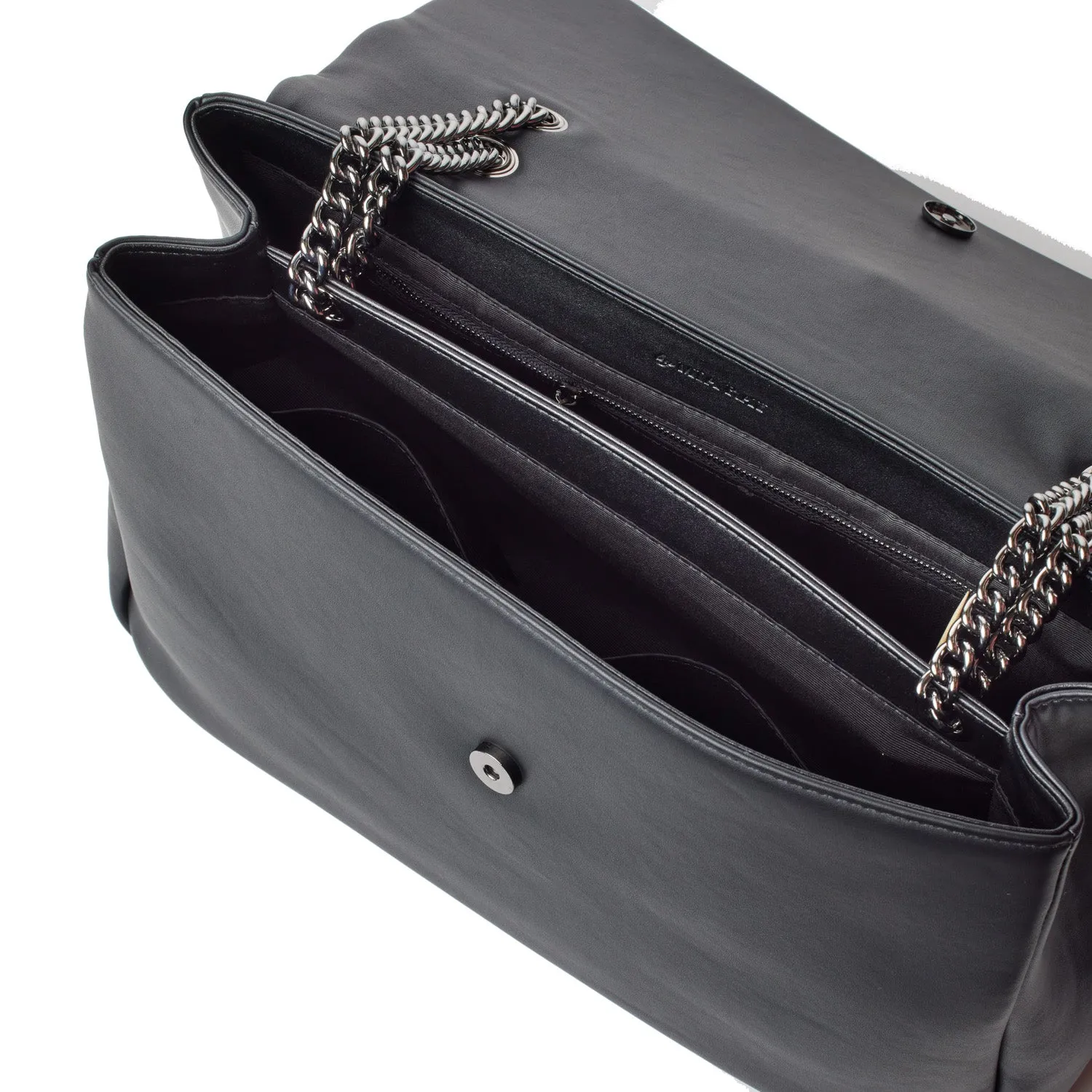 STANDARD XL CLASSIC FLAP BAG MATTE BLACK